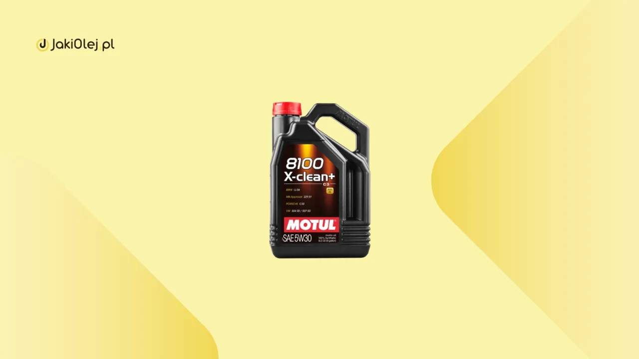 Olej Motul 8100 X-Clean+ 5W30 - klucz do lepszej wydajności silnika